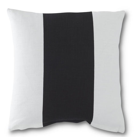 Thick Black Stripe Pillow