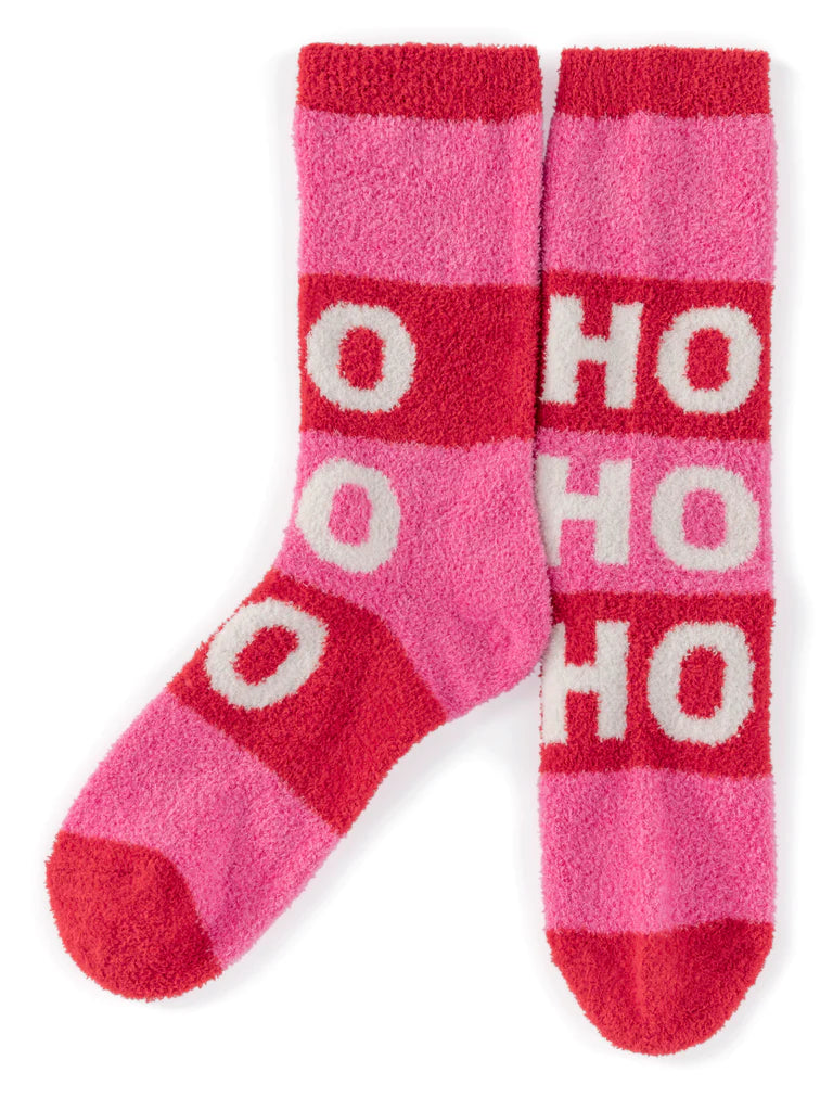 Ho Ho Ho Socks, Pink