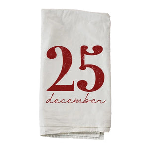 Red December 25 Towel