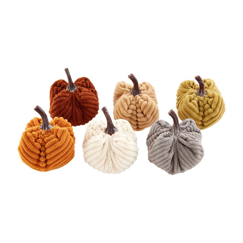 Corduroy Mini Pumpkin Set