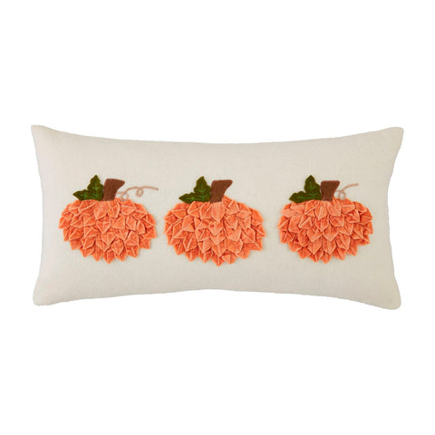 Velvet Pumpkin Pillow Lumbar