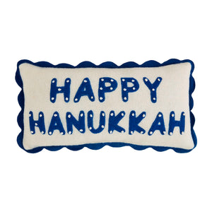 Happy Hanukkah Mini Felt Pillow