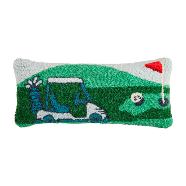 Golf Hooked Pillow