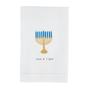 Menorah Applique Towel