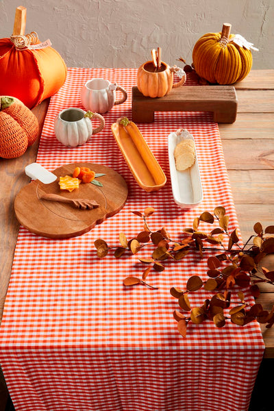 Wood & Marble Pumpkin Board Set