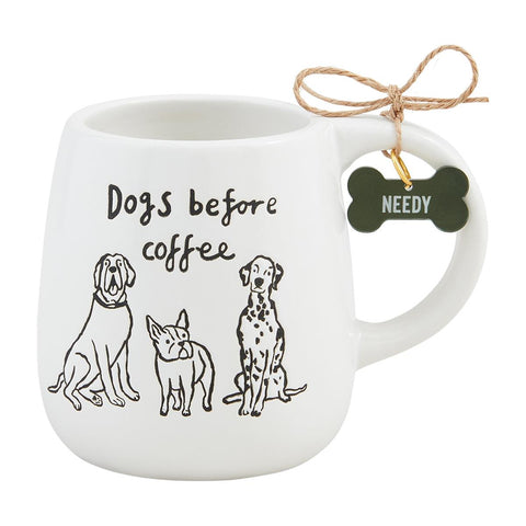 Dog Collar Charm & Mug Set - Coffee