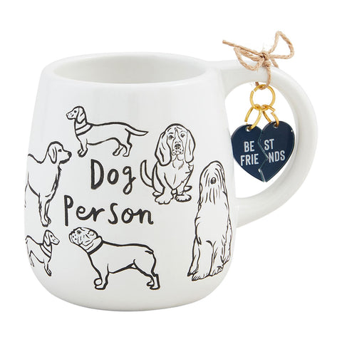 Dog Collar Charm & Mug Set - Dog Person