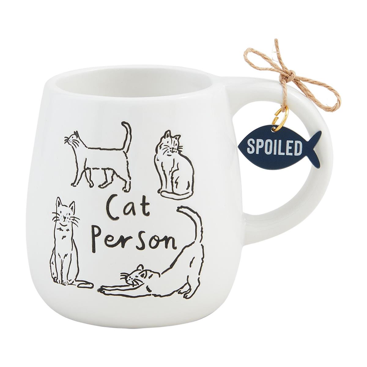 Cat Collar Charm & Mug Set - Cat Person