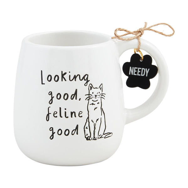 Cat Collar Charm & Mug Set - Feline Good