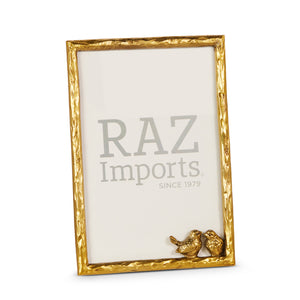 Gold Bird Picture Frame 6"