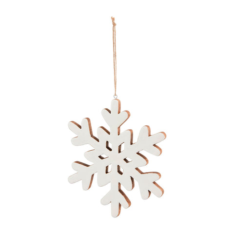 Medium Enamel Snowflake Ornament