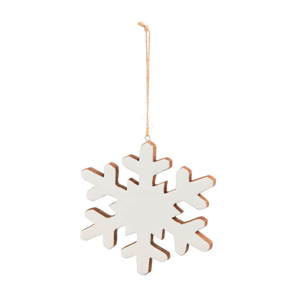 Small Enamel Snowflake Ornament