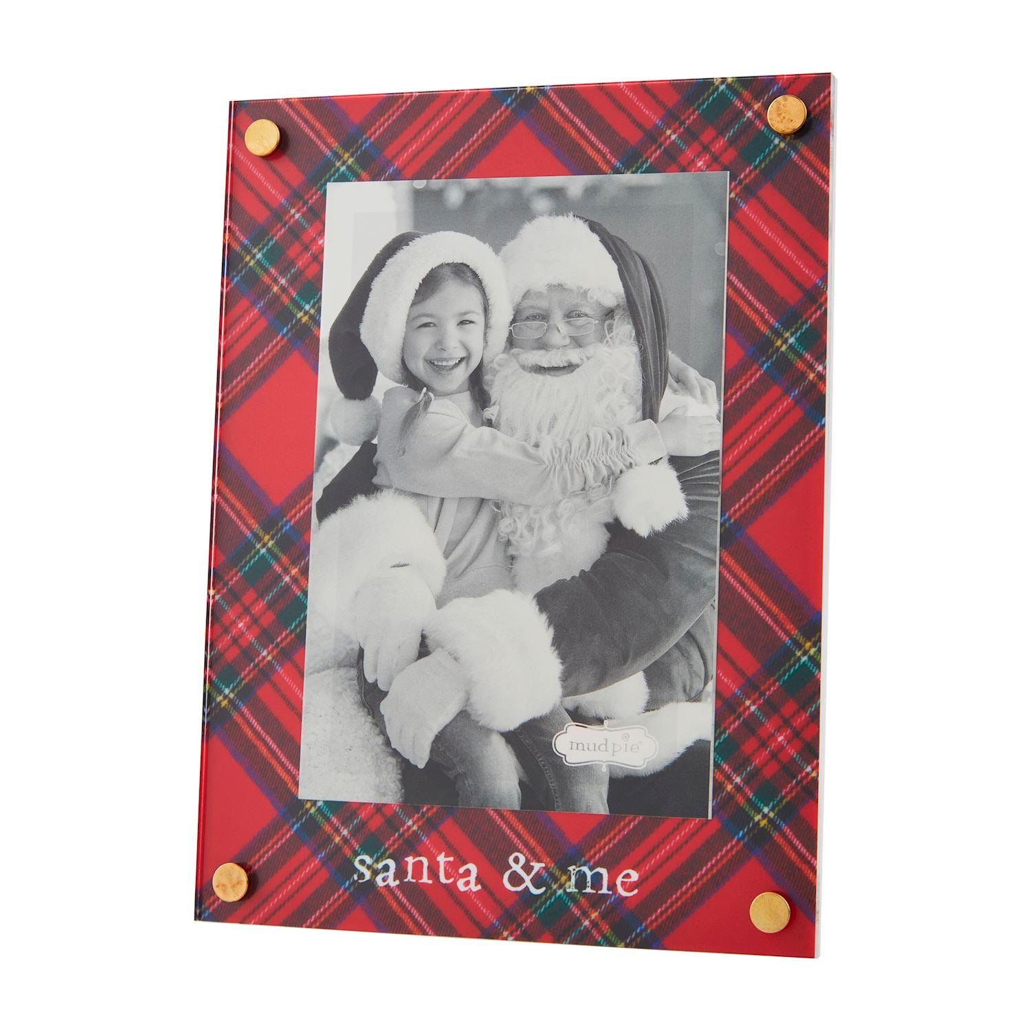 Tartan Santa And Me Frame