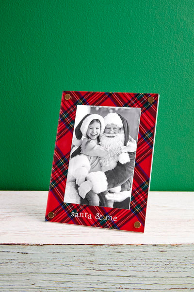 Tartan Santa And Me Frame