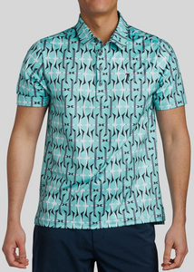 Crash Landing Polo Seafoam