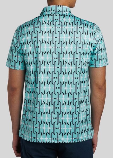 Crash Landing Polo Seafoam