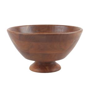 Wood Pedestal Bowl