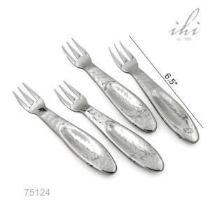 Silver Hammered Forks