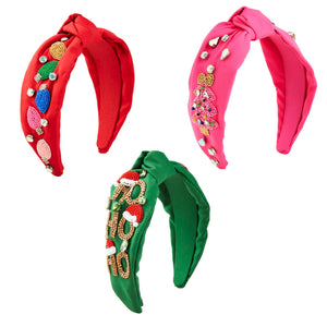 Holiday Beaded Headbands