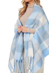 Bright Scarf Wraps Blue