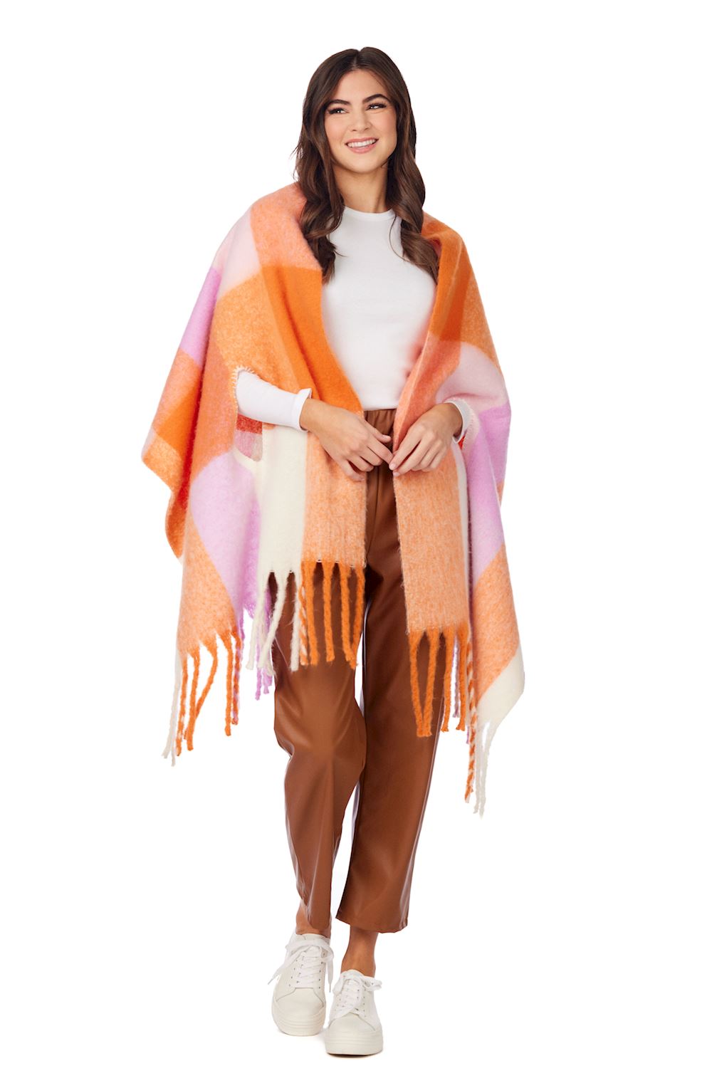 Bright Scarf Wraps Orange