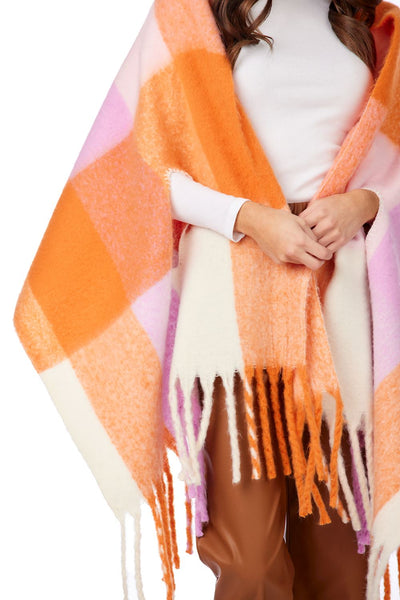 Bright Scarf Wraps Orange