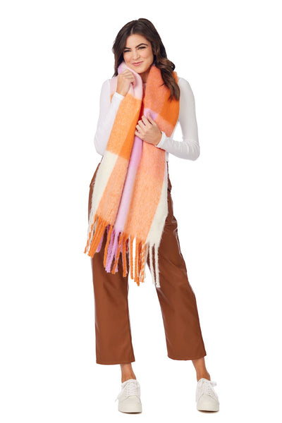 Bright Scarf Wraps Orange