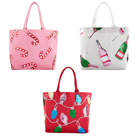 Holiday Sparkle Totes