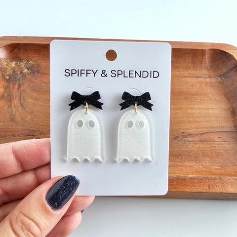 Bow Ghost Earrings