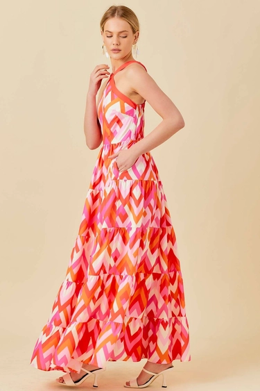 Ginny Halter Maxi Dress