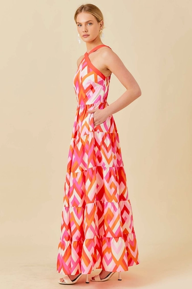 Ginny Halter Maxi Dress