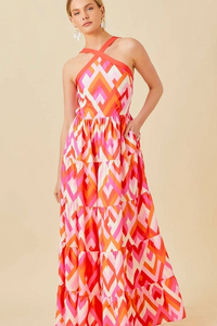 Ginny Halter Maxi Dress