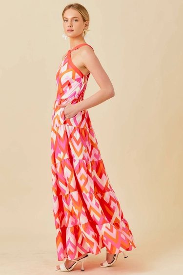 Ginny Halter Maxi Dress