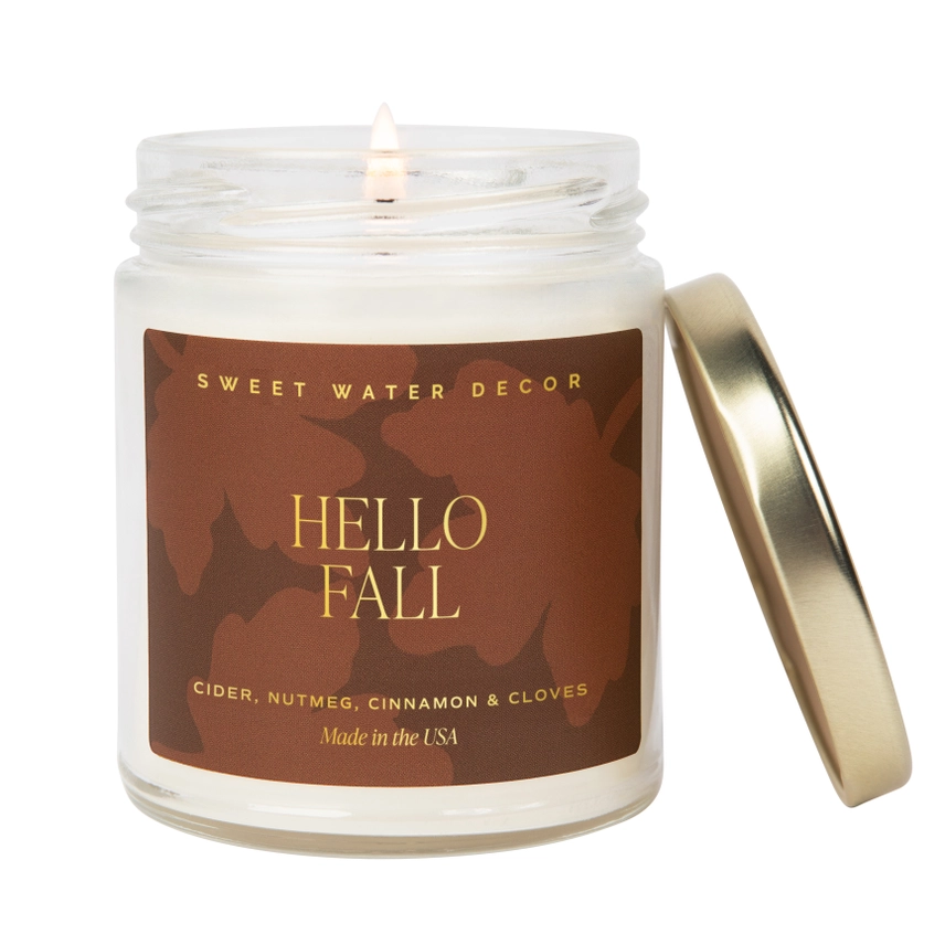 Hello Fall Candle