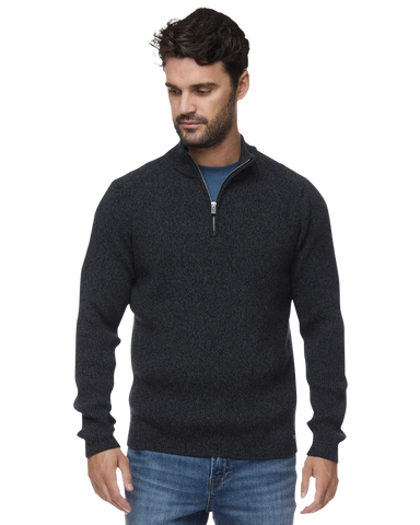 Pierce 1/4 Zip Sweater Charcoal