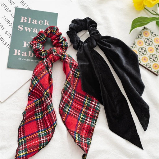 Ribbon Scarf Scrunchie