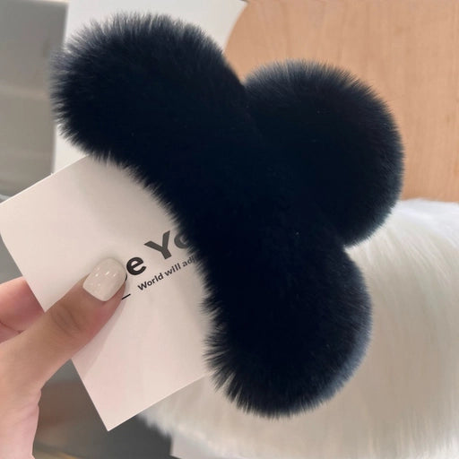 Plush Large Hair Claw Clip