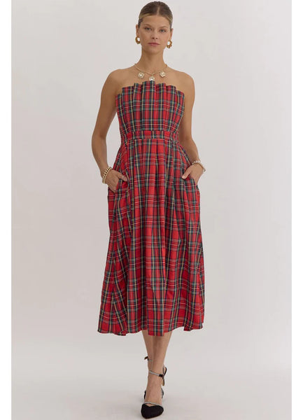 Jackie Tartan Dress