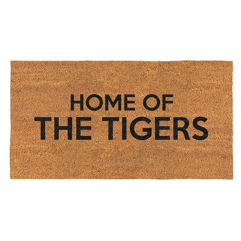 Home of the Tigers Door Mat