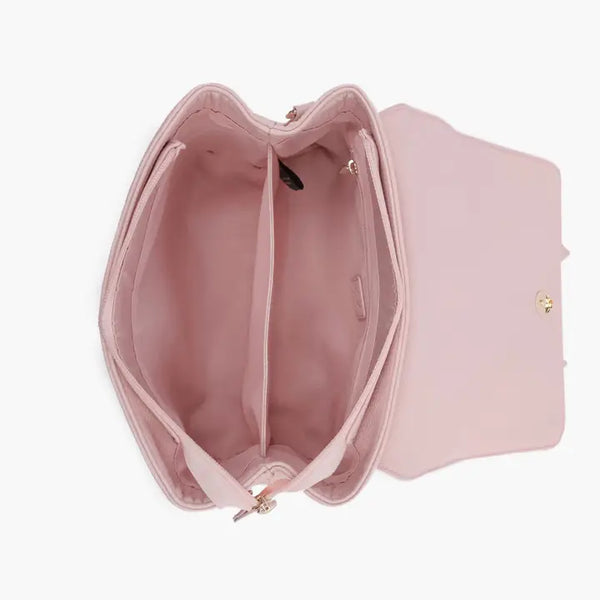 Eva Double Bow Crossbody Blush