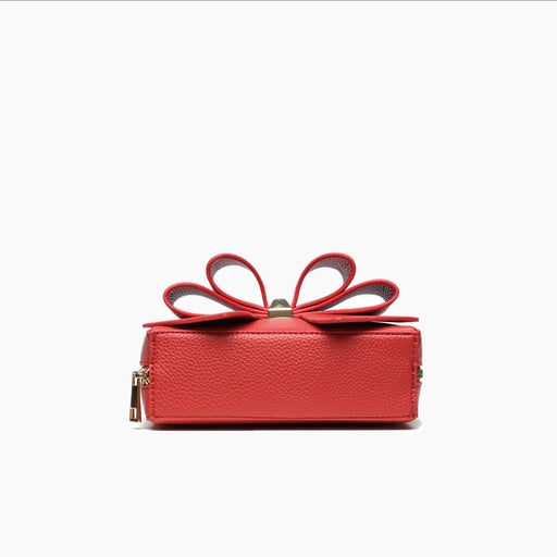 Chloe Bow Mini Crossbody Bag Red