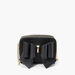 Chloe Bow Mini Crossbody Bag Black