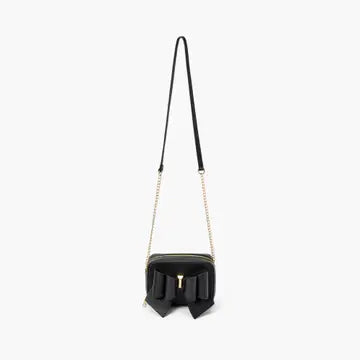 Chloe Bow Mini Crossbody Bag Black