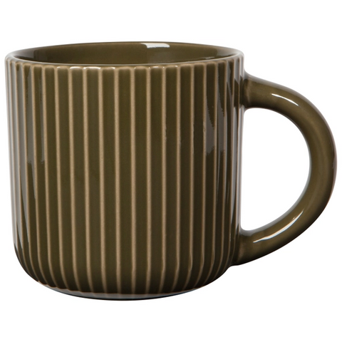 Fluted Mug Olive