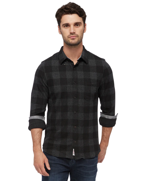 Thatcher Hero Flannel Shirt Charcoal