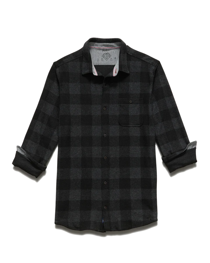 Thatcher Hero Flannel Shirt Charcoal