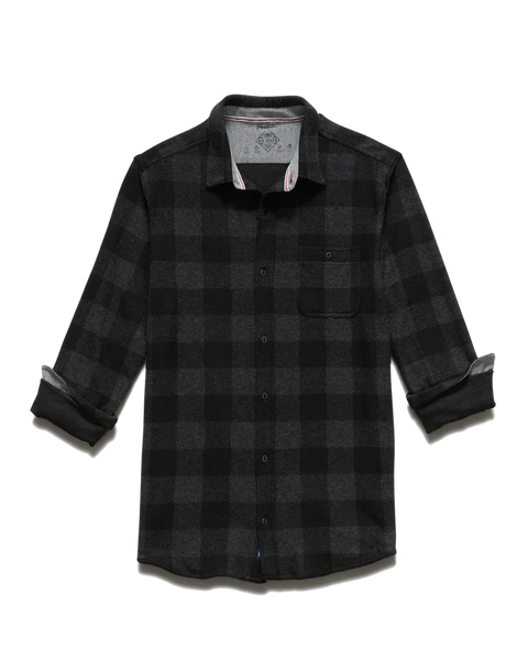 Thatcher Hero Flannel Shirt Charcoal