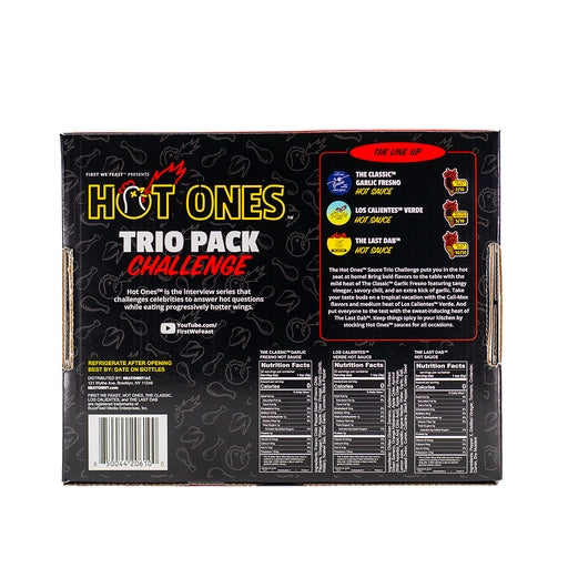 Hot Ones Hot Sauce- Trio Pack Challenge