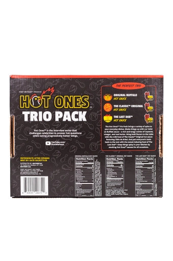 Hot Ones Hot Sauce- Trio Pack