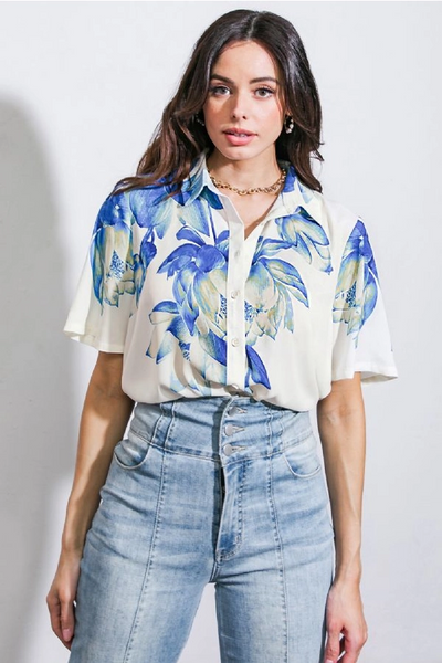 Highway to Paradise Printed Top